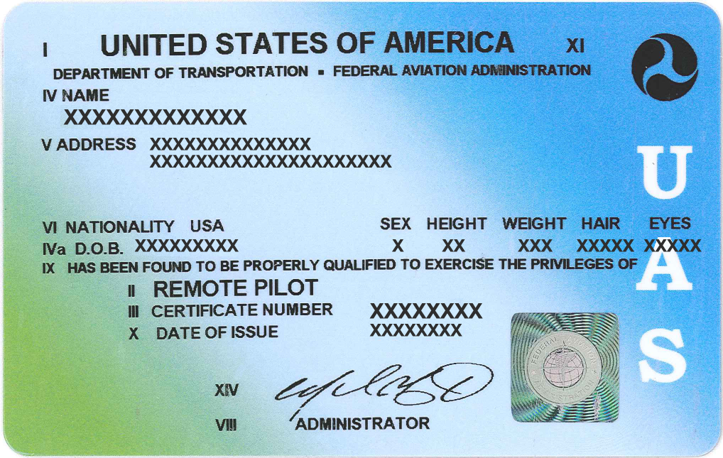 Drone Pilot Certificate